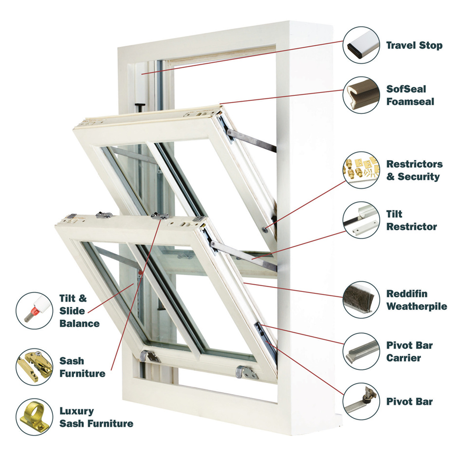 Tilt and Slide Sash Windows